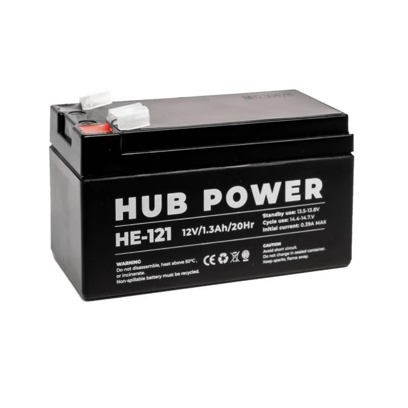 Акумулятор HUB POWER 12 В 1,3 Аг для ДБЖ HE-121 (11773052)